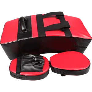 Kicking Boxing Sparring Shield & Punching Pad Mitts Combo