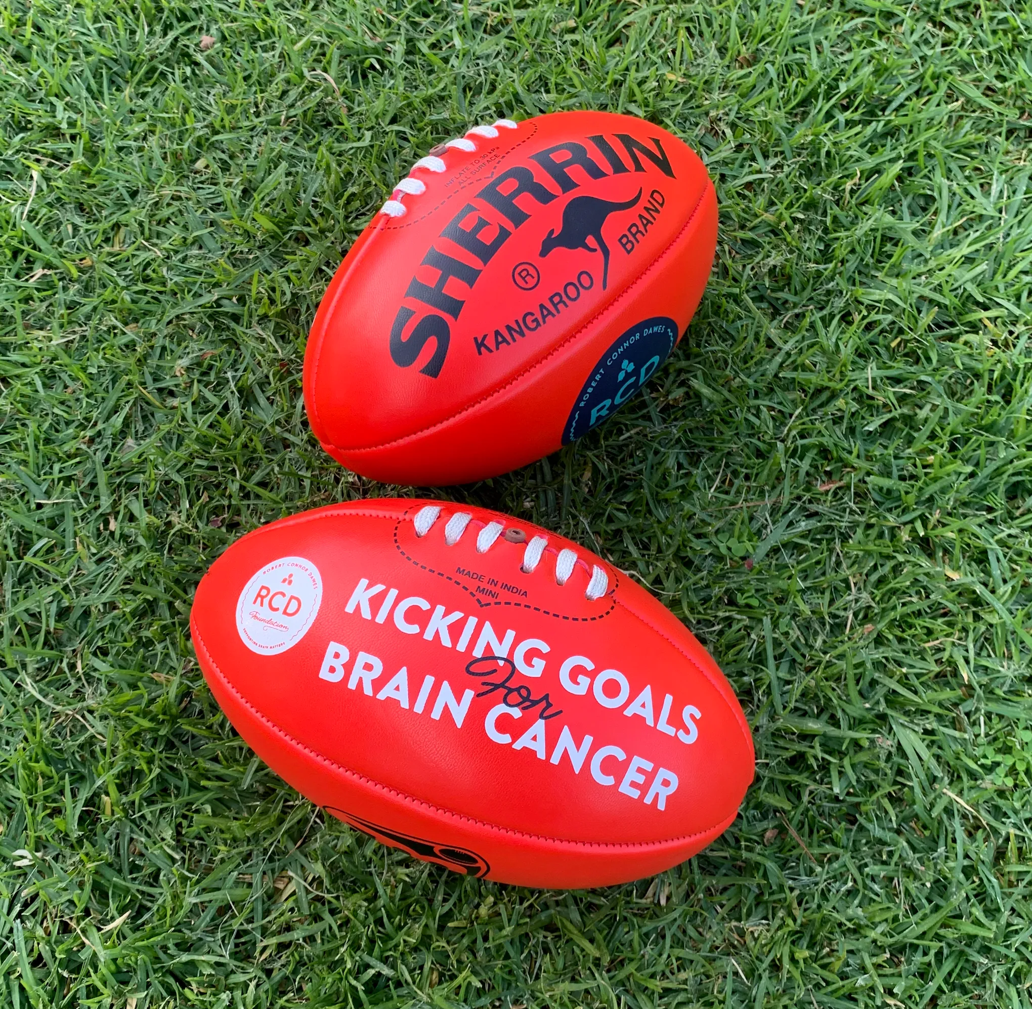 Kicking Goals For Brain Cancer mini football