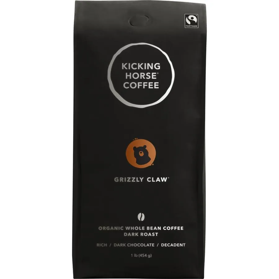 Kicking Horse Coffee, Whole Bean, 1 lb - Certified Organic