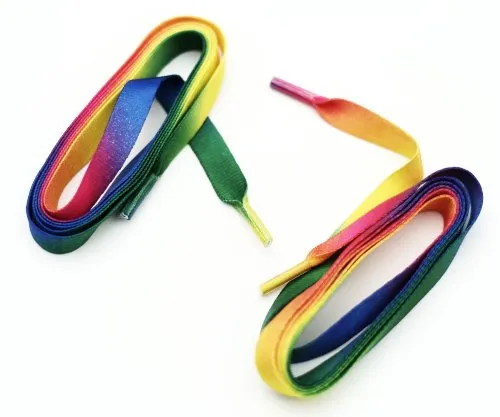 KIWI - Style Laces Flat Tie Dye 45" - 1 Pair