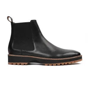 Kiyo - Men's Black Calf Leather Chelsea Boot