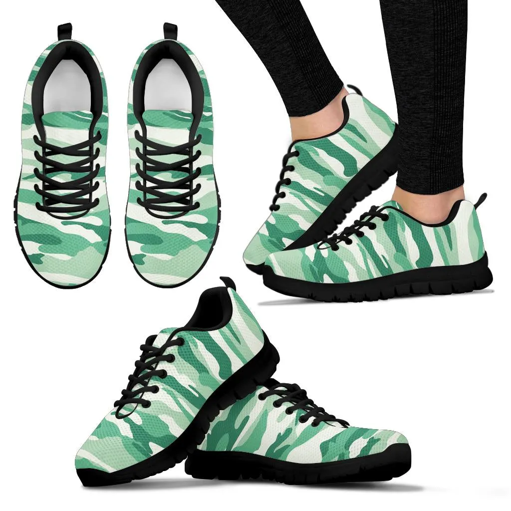 Knit Sneakers_Camo Green_Combo