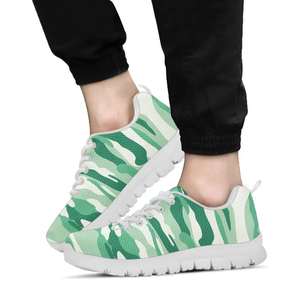 Knit Sneakers_Camo Green_Combo