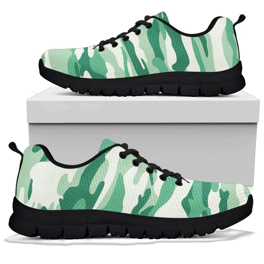 Knit Sneakers_Camo Green_Combo