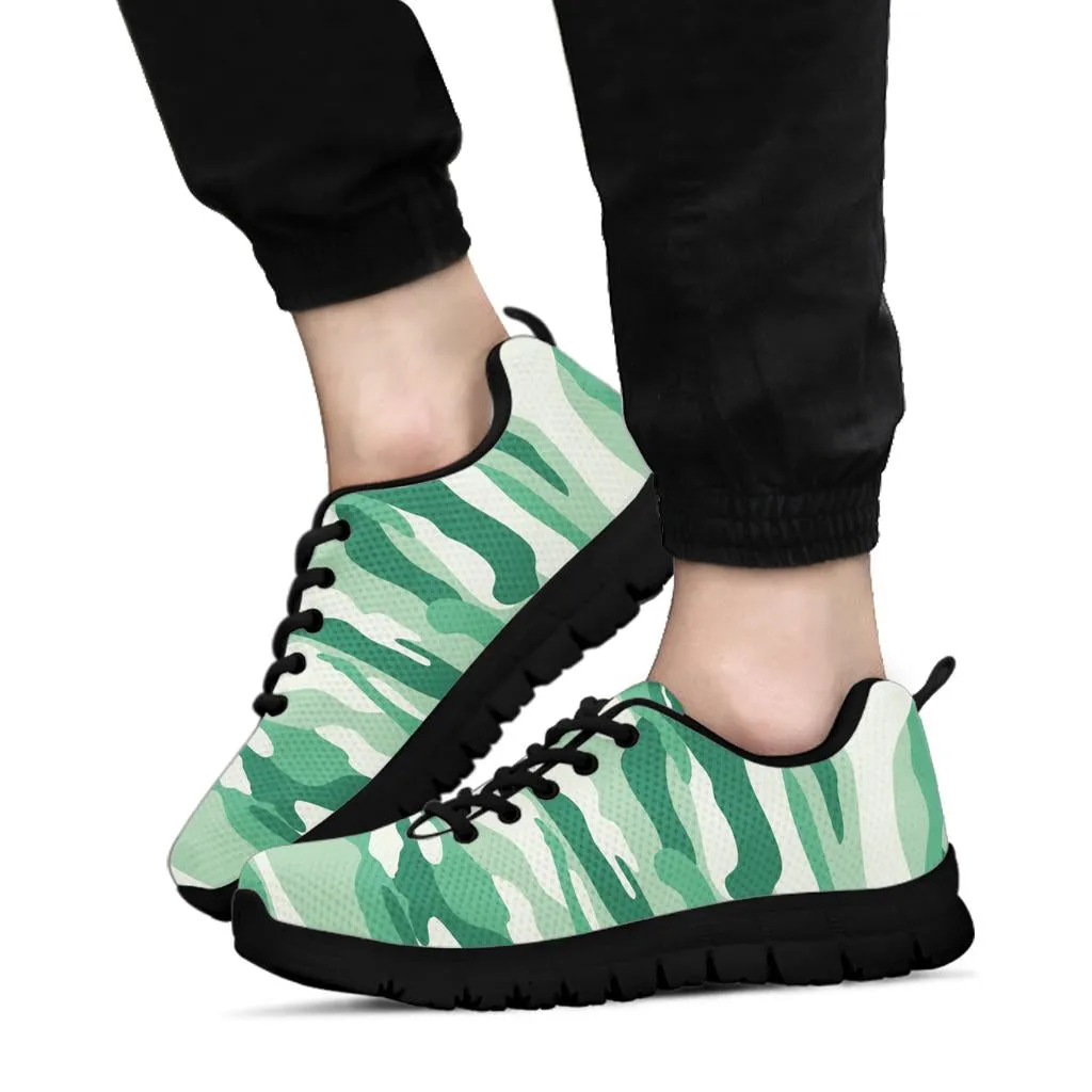 Knit Sneakers_Camo Green_Combo