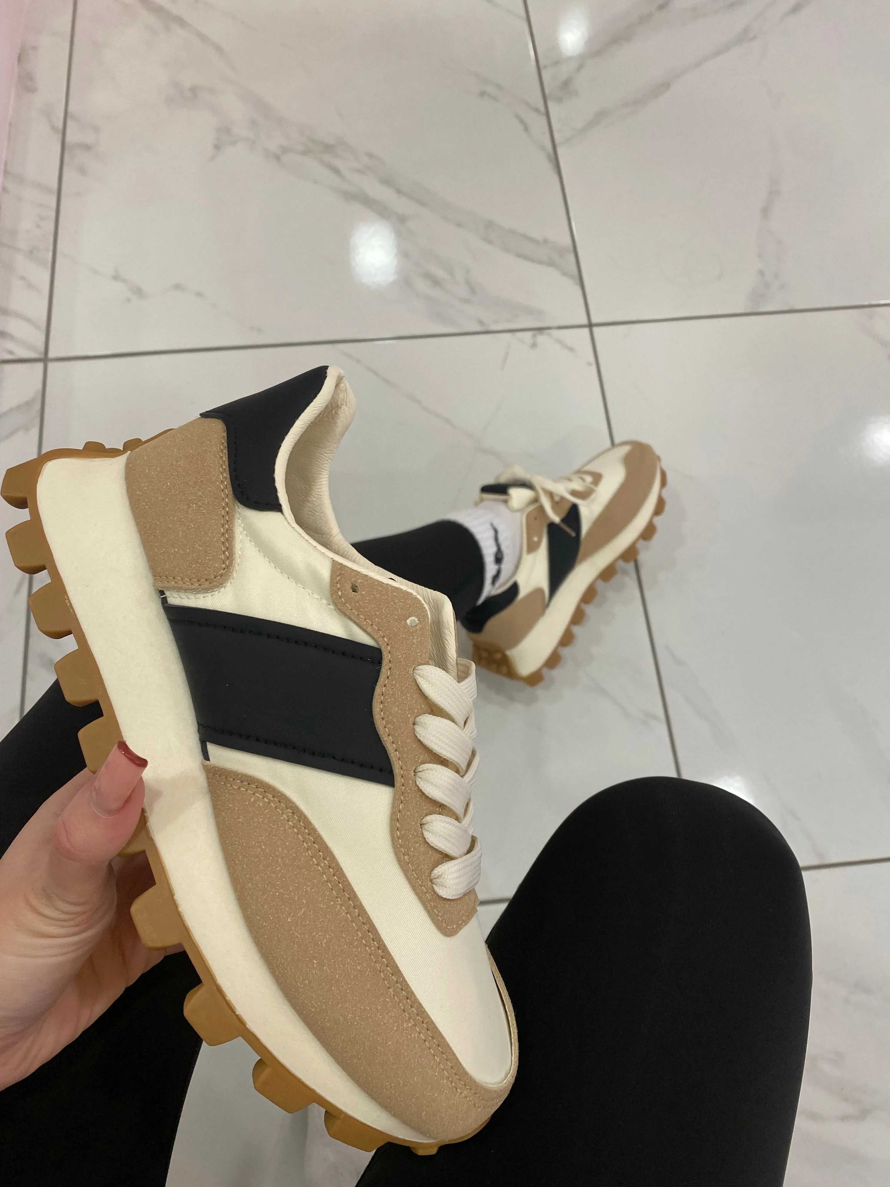 Lily Black & Nude Trainer