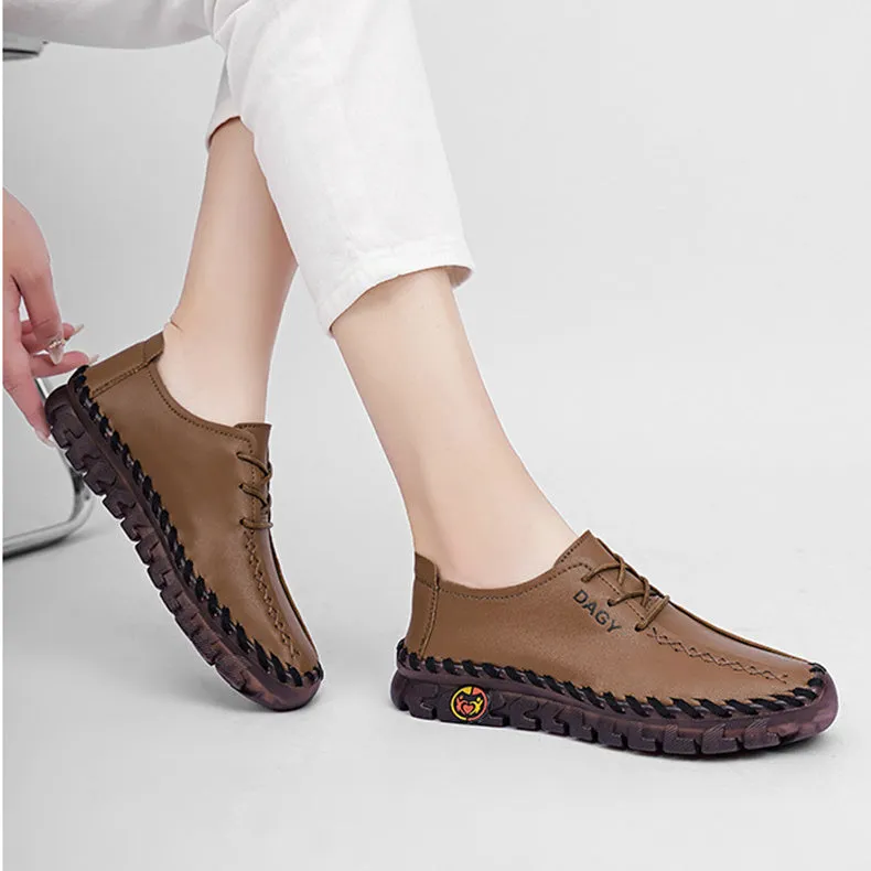 Loafers Shoes Soft Leather Flats