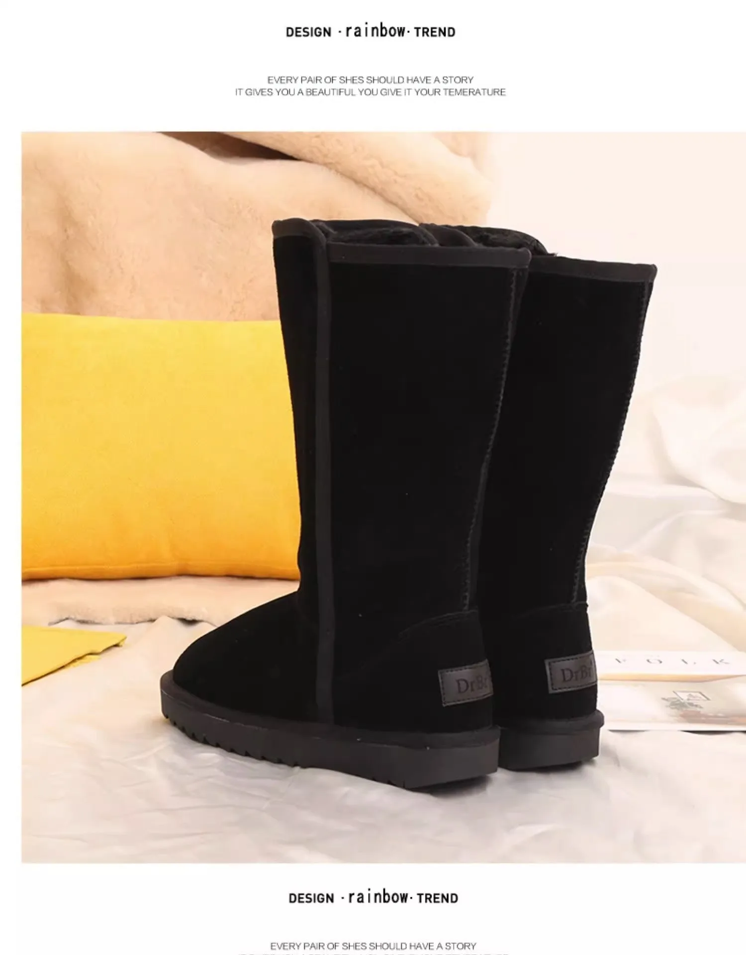 LovelyRLovely Fleece-lined Thickened Winter Boots