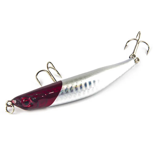 Lowest Price Lifelike Fishing Lure Surface Dying Fish Hard Bait 7.5g 9cm 5 Colors Available Plastic Bait