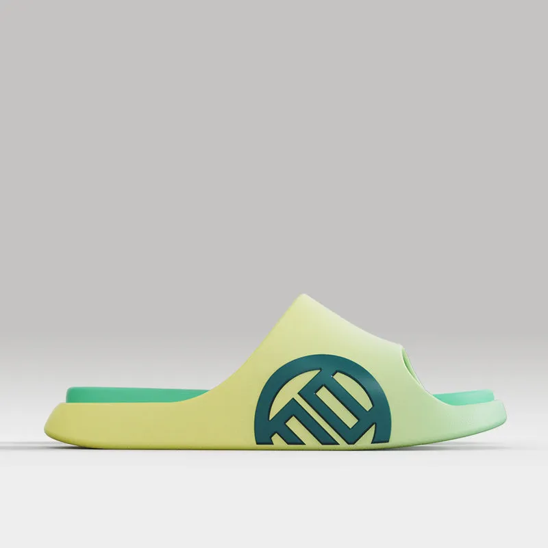 LUXIAOJUN - Sports Slides - Yellow & Green