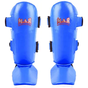 MAR-149C | Kickboxing & Thai-boxing Genuine Leather Shin & Instep Guards