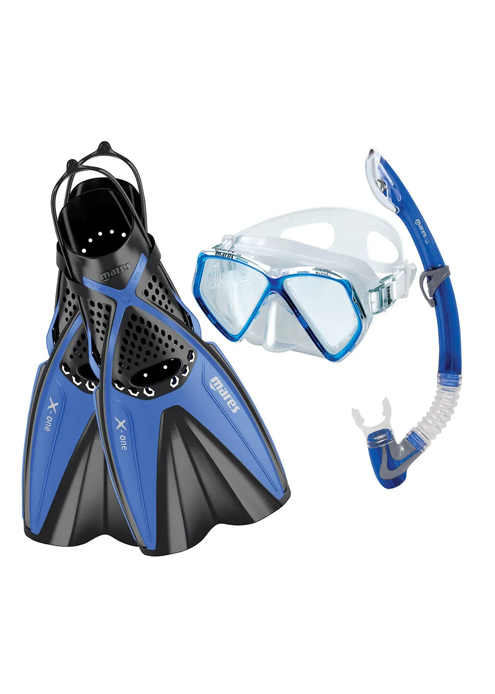 Mares Junior Snorkeling Set Pirate X-One Blue