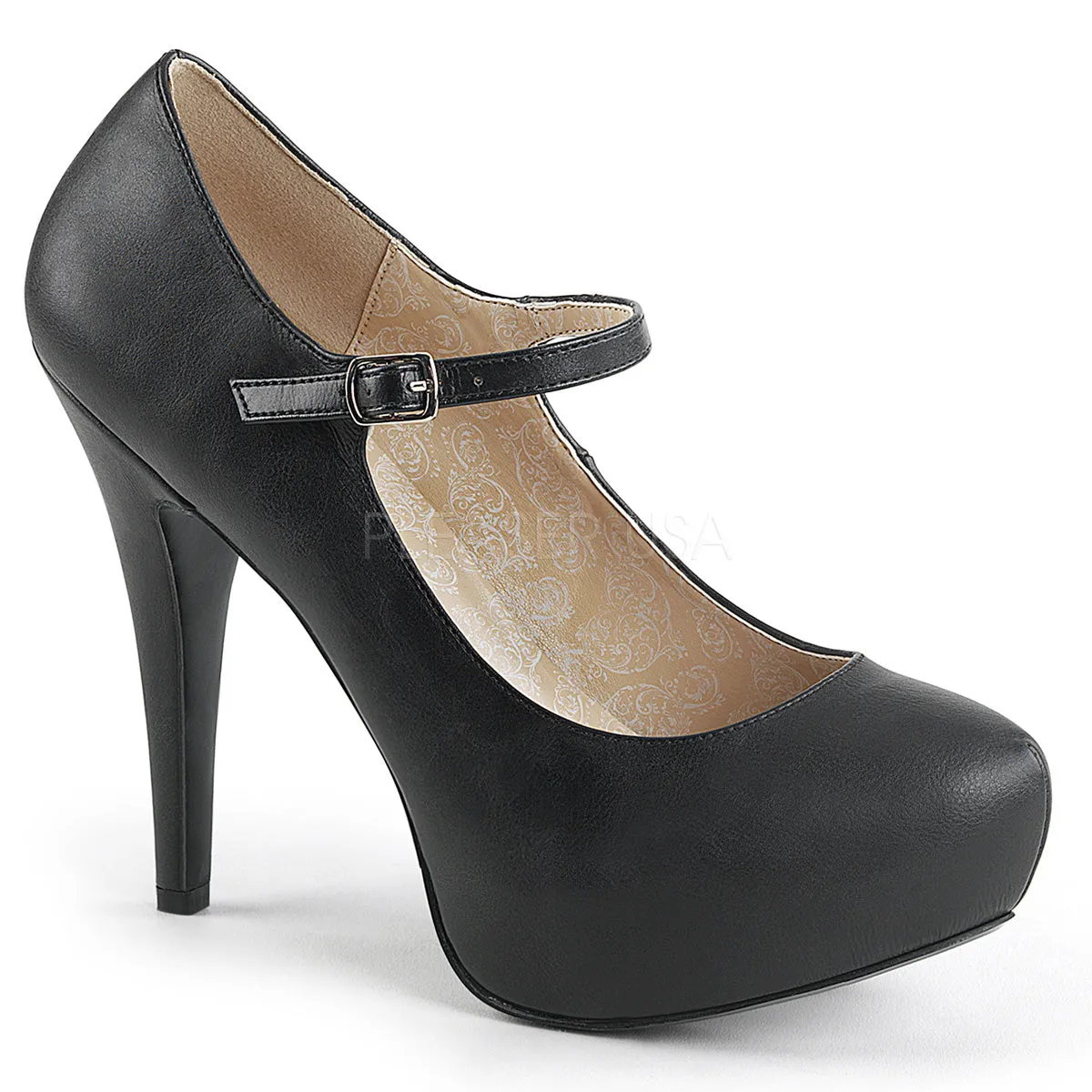 Mary Jane Pumps with 5-inch Spike Heels CHLOE-02