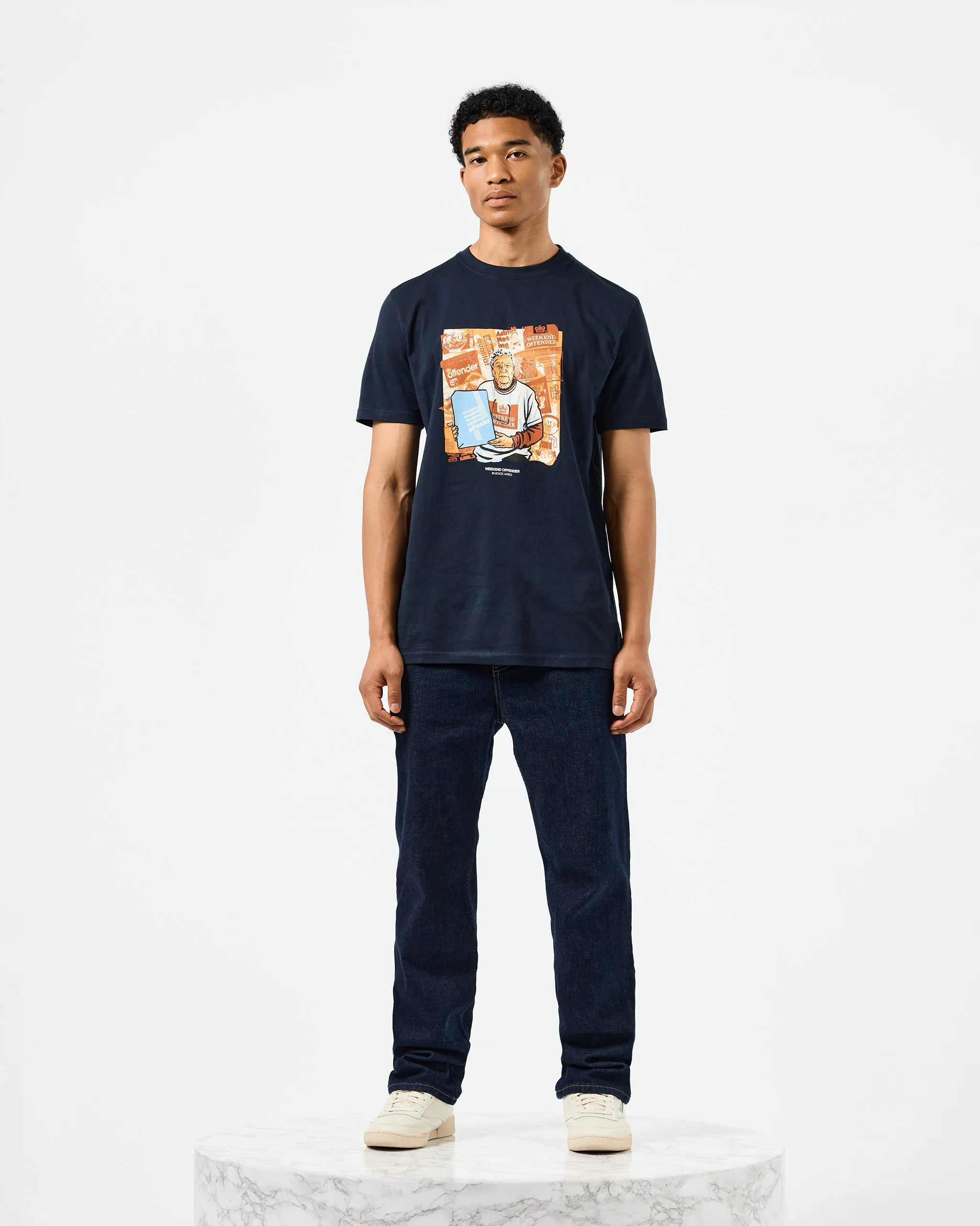 Mataderos Graphic T-Shirt Navy