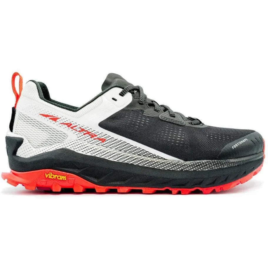 Men's Altra Olympus 4, Black/White, 10.5 D Medium