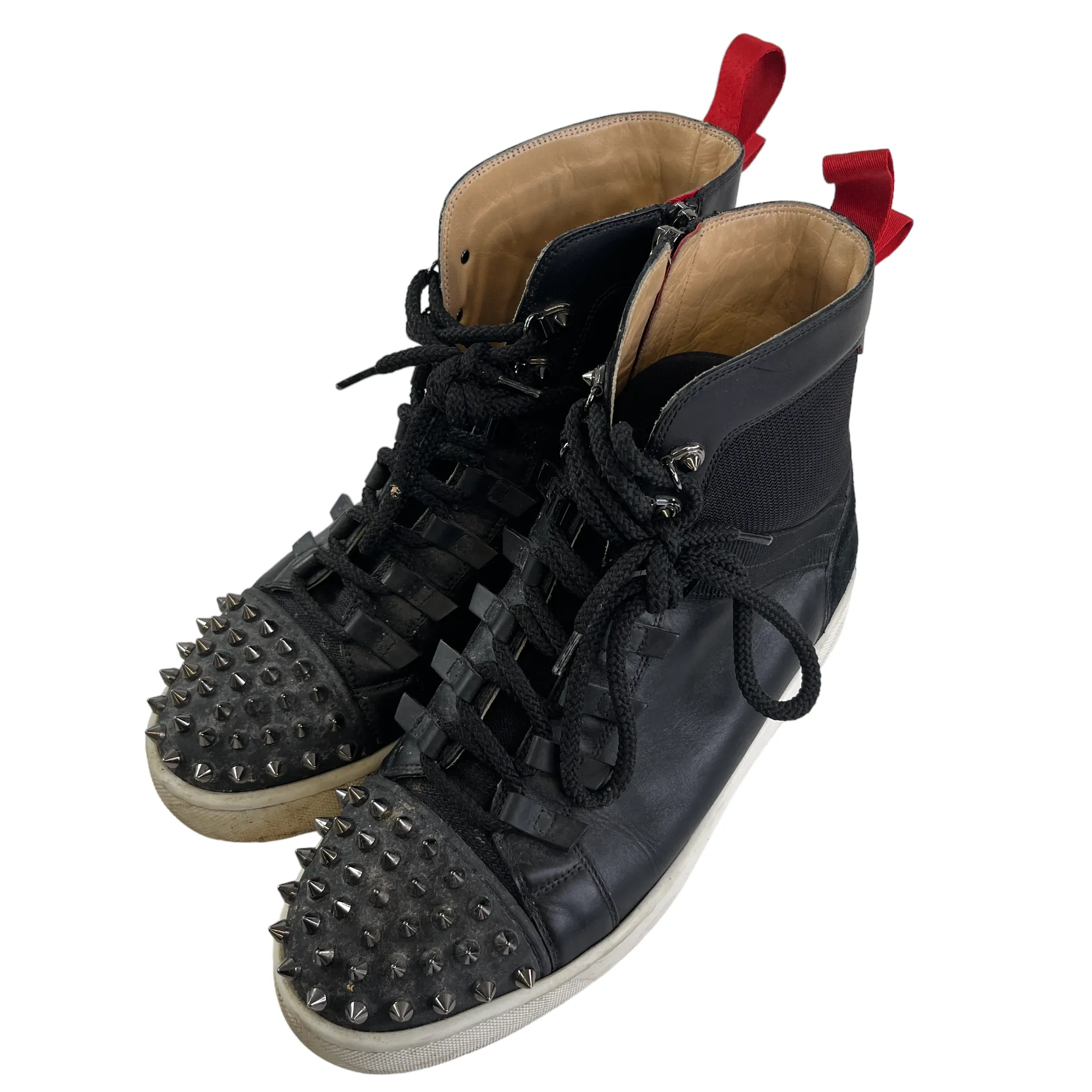 Men's Spike Platform High Trainers Black Size EU 42.5 / UK 8.5