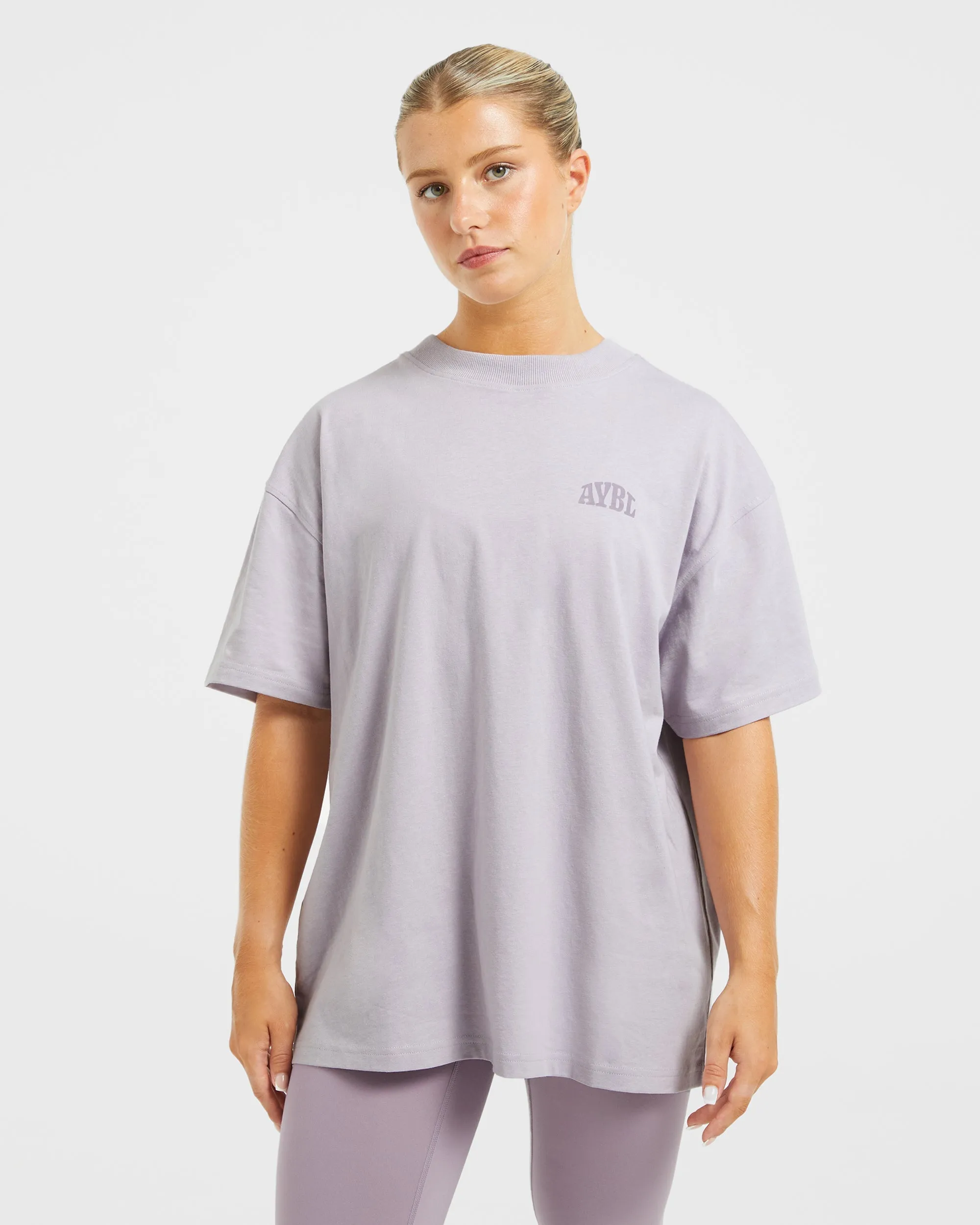 Mind Over Matter Oversized T Shirt - Purple