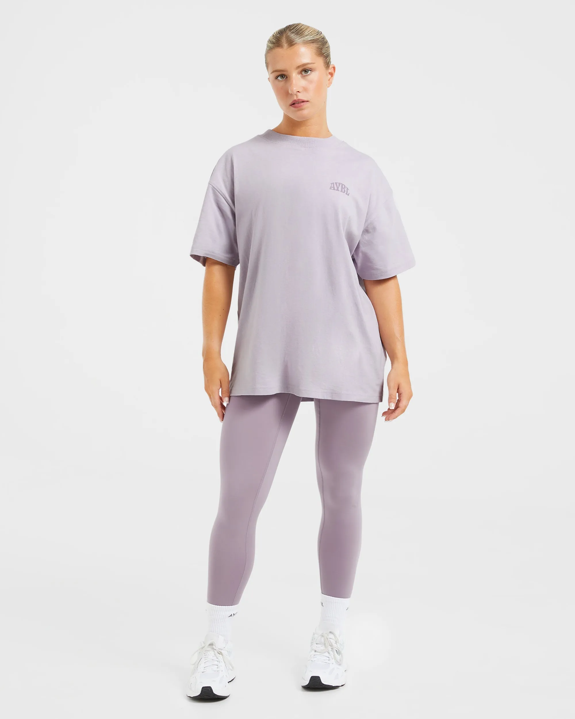 Mind Over Matter Oversized T Shirt - Purple