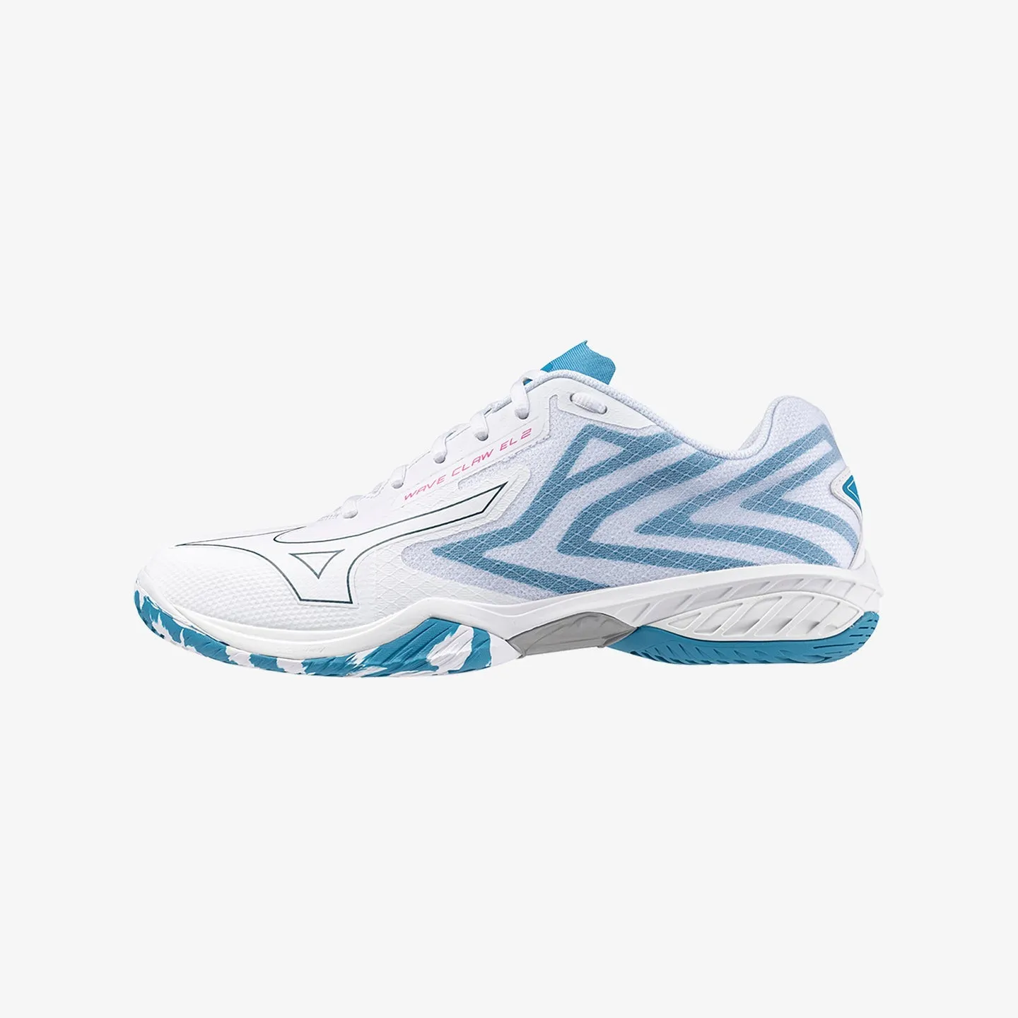 Mizuno Wave Claw EL 2 Badminton Shoes White/Blue