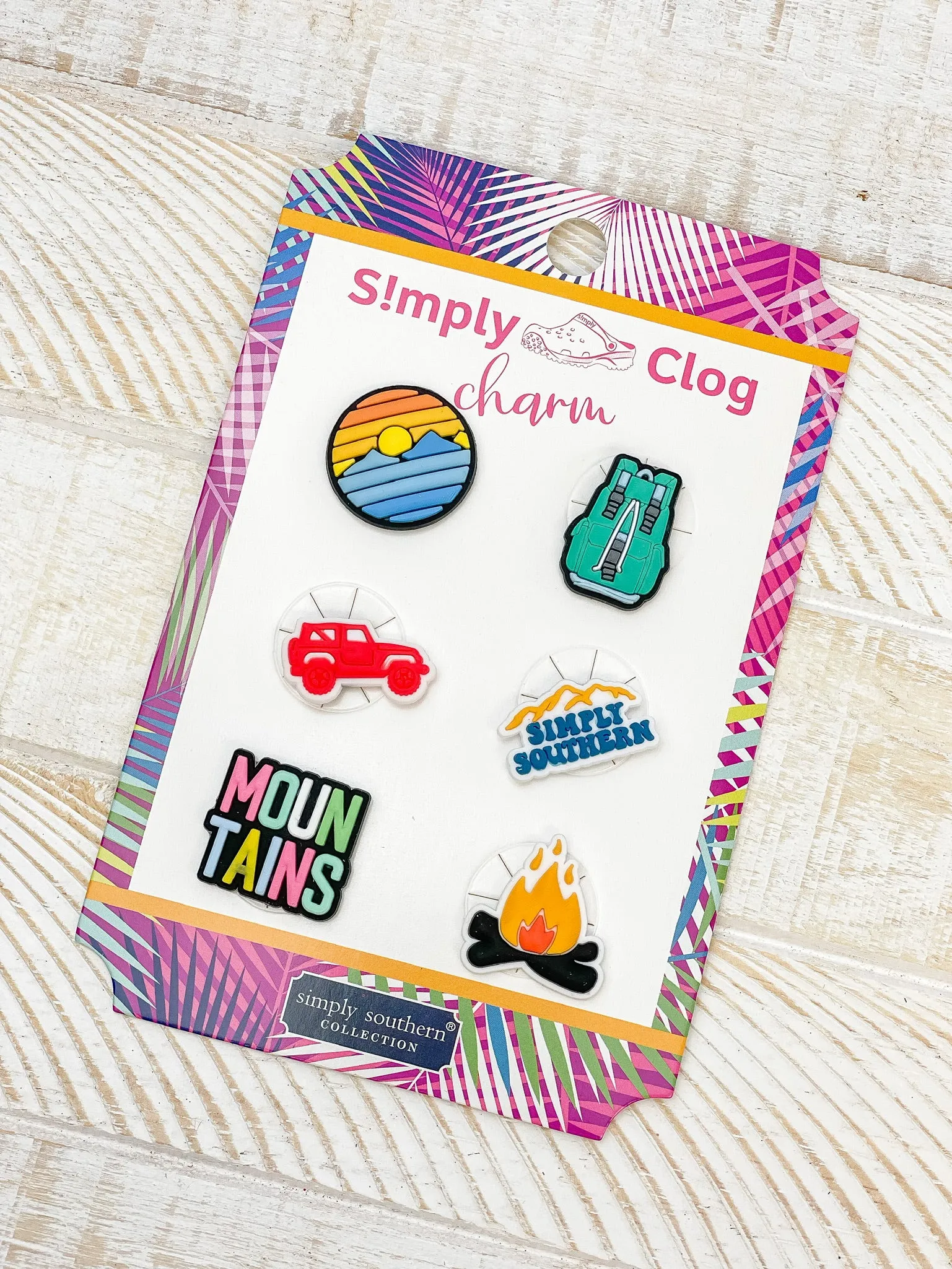 Mountain Silicone Shoe Charm Set by Simply Southern