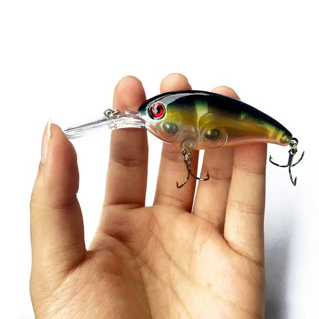 Mr. Fish 1PCS Brand Big Wobblers Fishing lures sea trolling minnow artificial bait carp peche crankbait pesca jerkbait