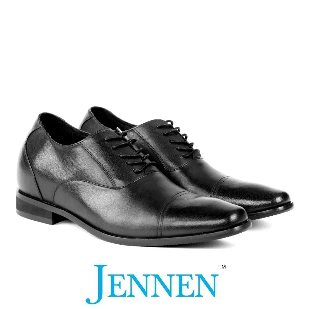 Mr. Gershwin Black 7cm | 2.8 inches Tall Corporate Mens Shoes