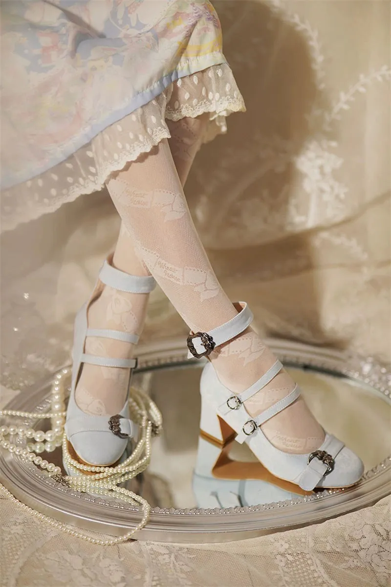 MR.Qiutian~Velia~Elegent Lolita Shoes CLA Thick Heel Shoes