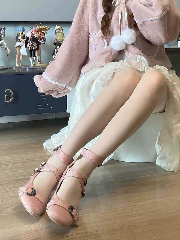 MR.Qiutian~Velia~Elegent Lolita Shoes CLA Thick Heel Shoes