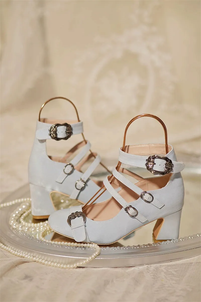 MR.Qiutian~Velia~Elegent Lolita Shoes CLA Thick Heel Shoes