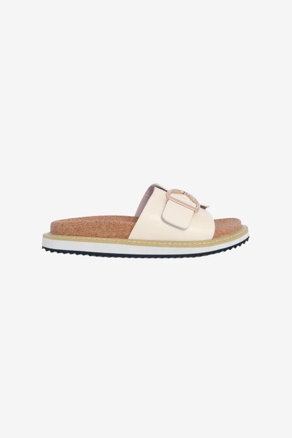 Nellie Cream Buckle Slide