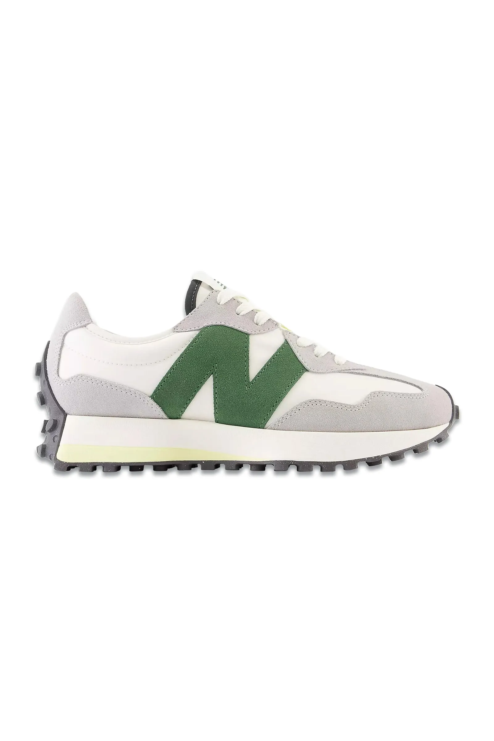 New Balance 327 Retro Running Trainers, Nori Green