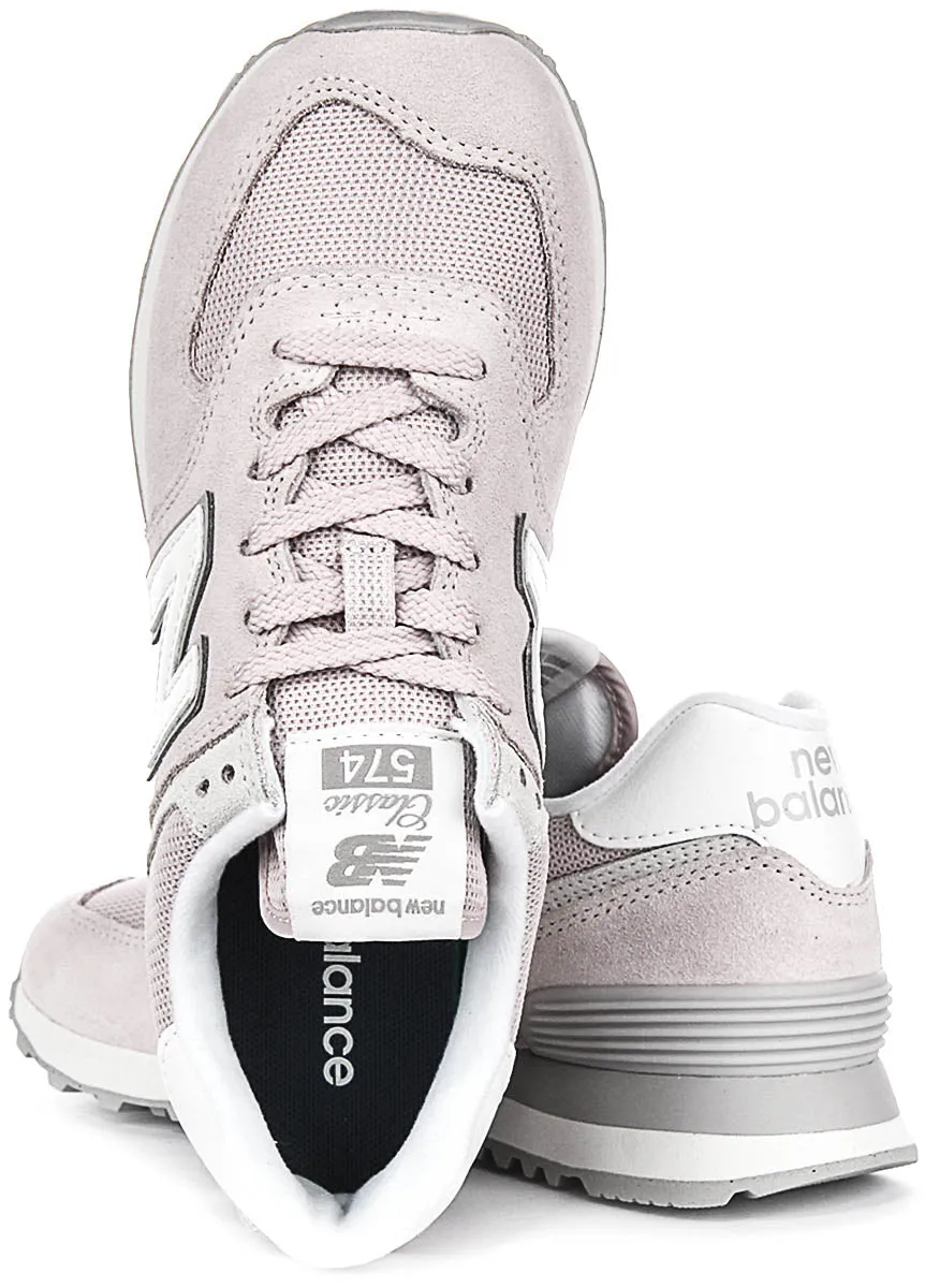 New Balance WL574 EVP In Light Pink For Women