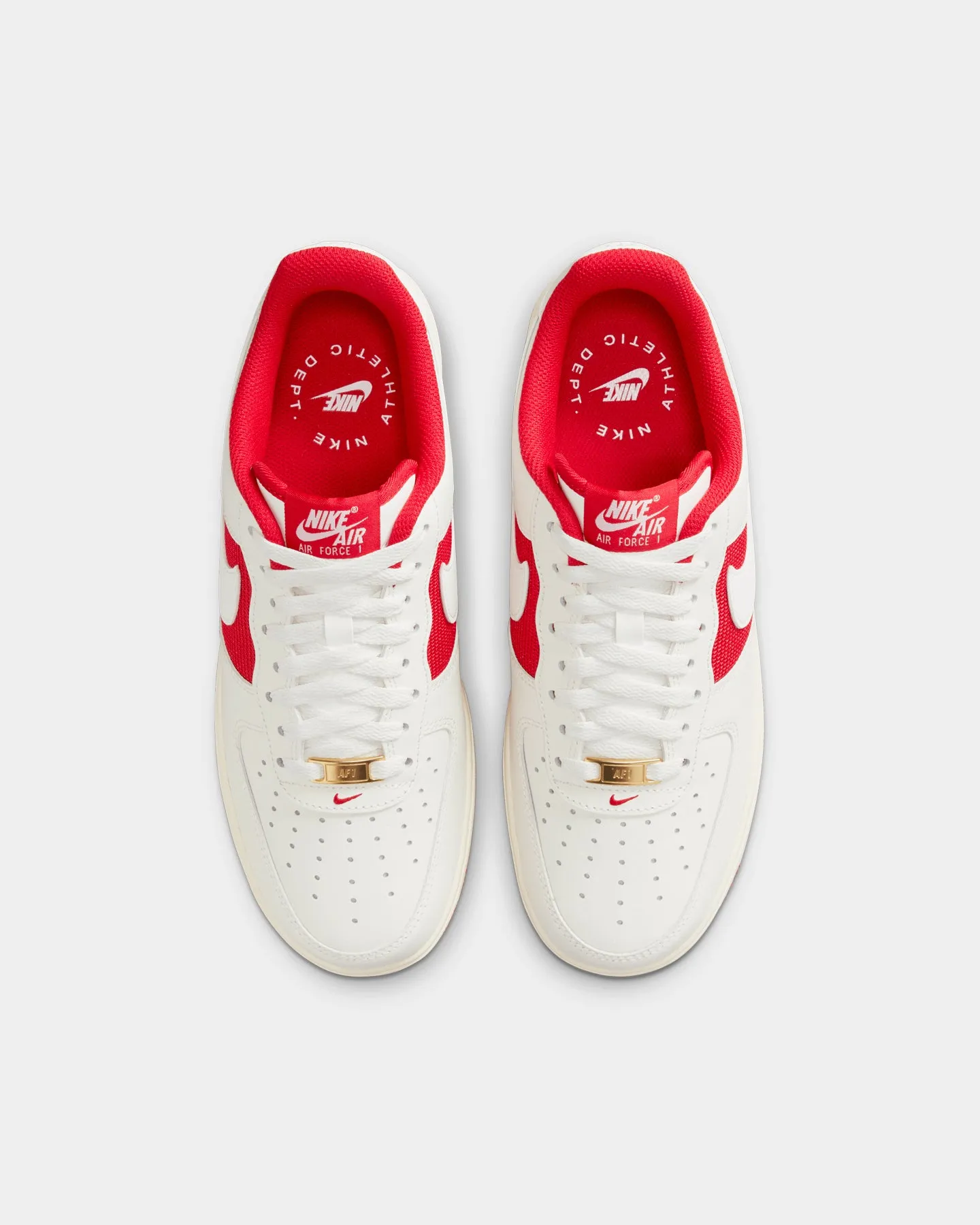 Nike Air Force 1 '07 "Athletic Department" Sail/University Red