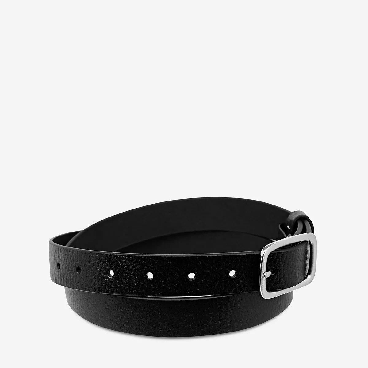 Nobody's Fault Belt - Black/Silver