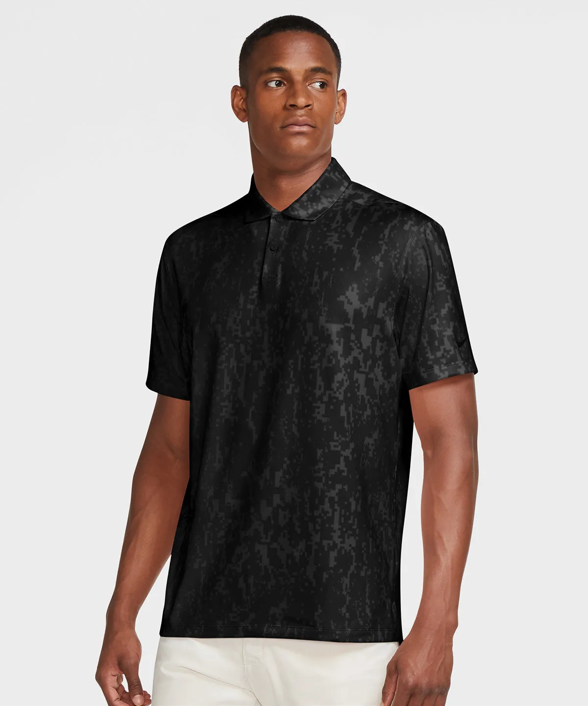 Obsidian/Black - Nike Dry Vapor graffix polo