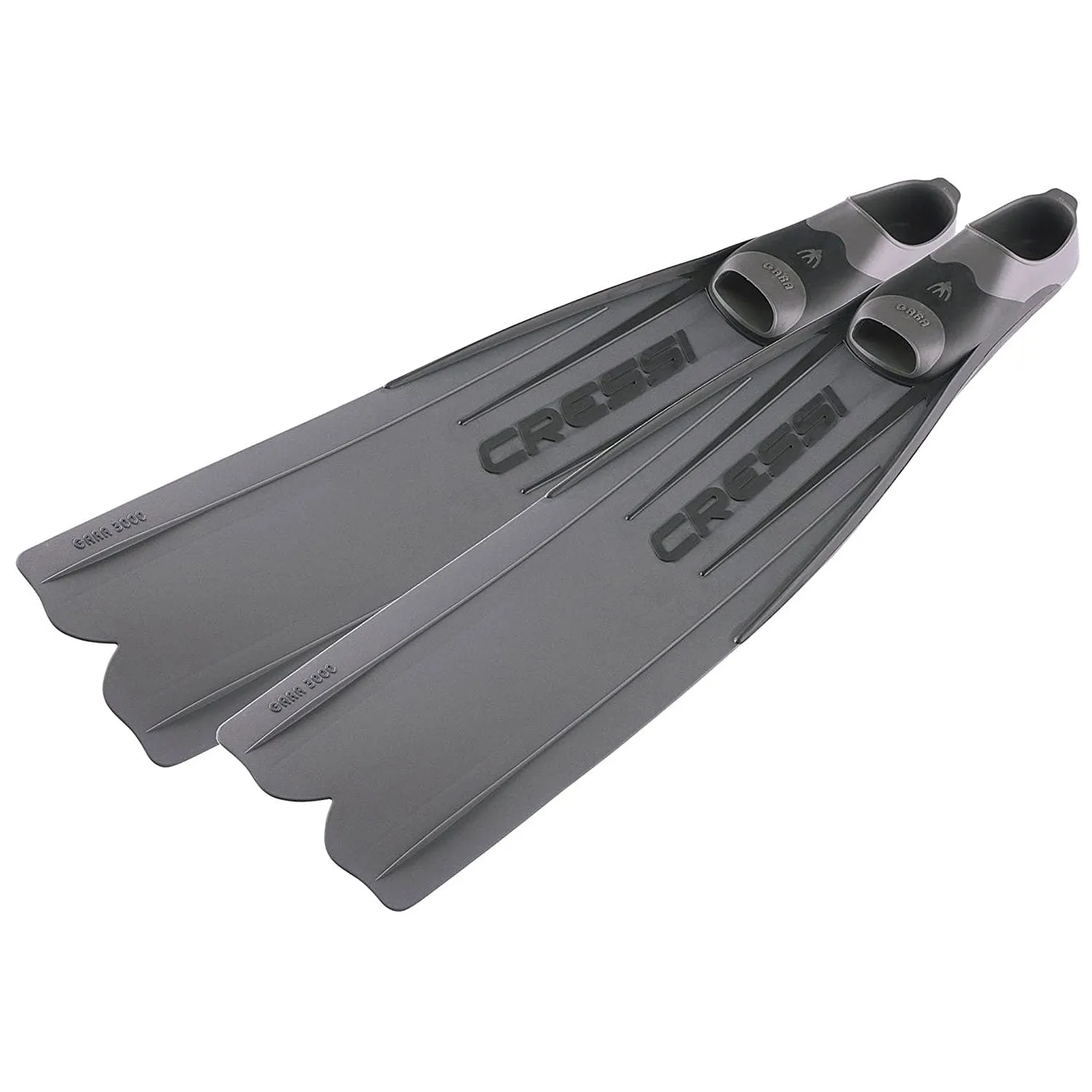 Open Box Cressi Men's Gara 3000 LD Long Distane Long Blade Diving Fins, 10-11 (with Bag)