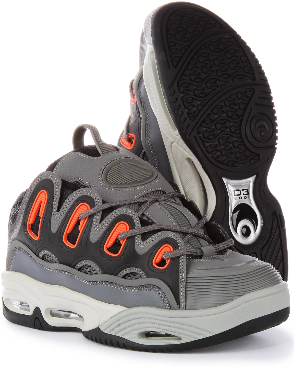 Osiris D3 2001 In Charcoal Black For Men