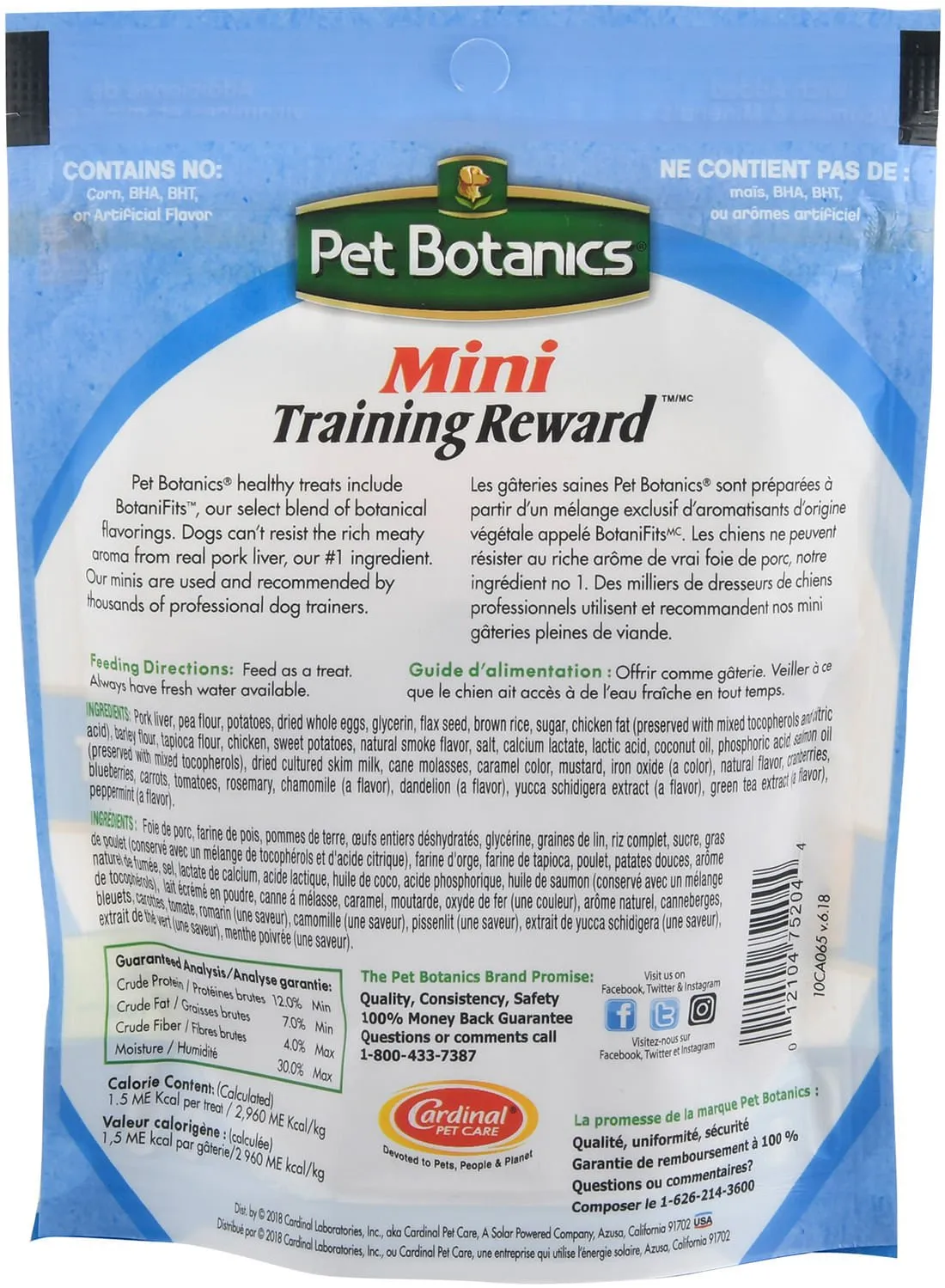 Pet Botanics Mini Healthy Treats, 4 oz