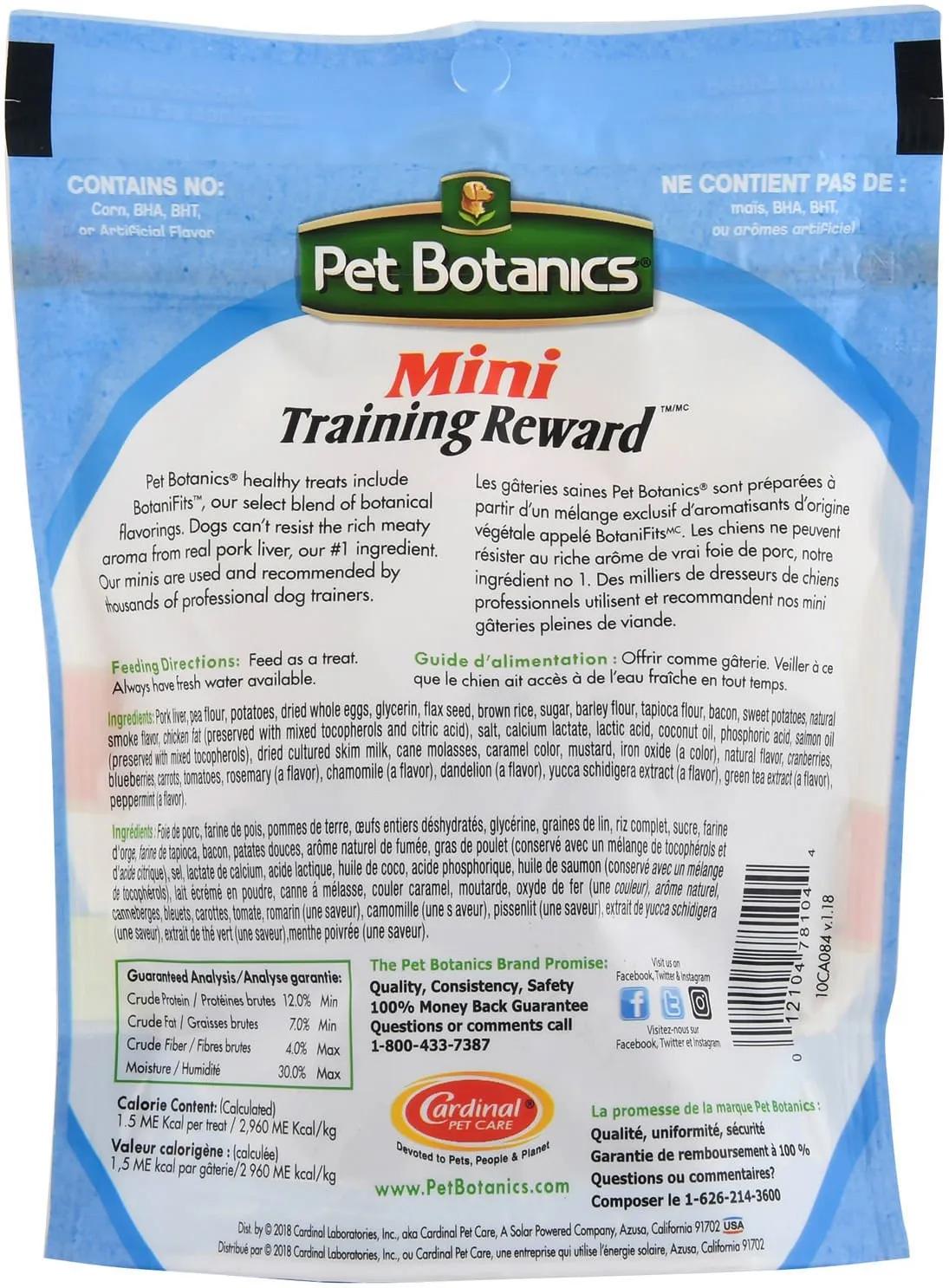 Pet Botanics Mini Healthy Treats, 4 oz