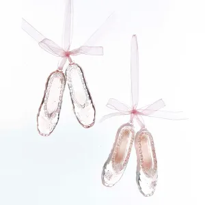 Pink Ballet Shoes Acrylic Ornament