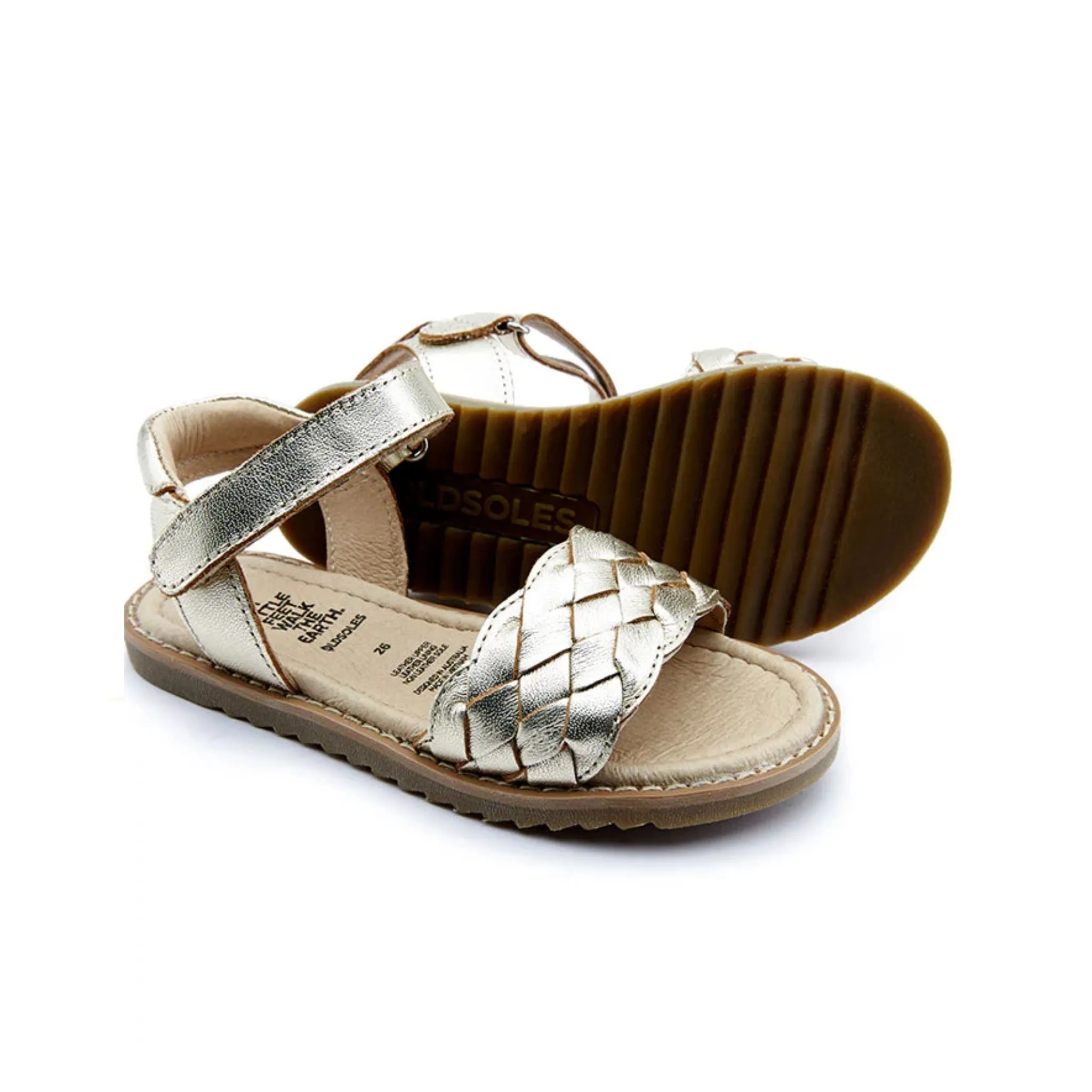 Puffy Sandals - Gold