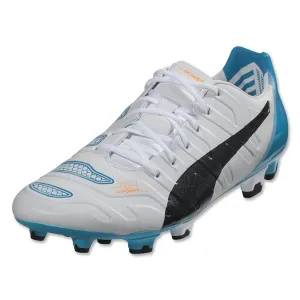 Puma evoPower 1.2 FG (White/Black/Hawaiian Ocean)