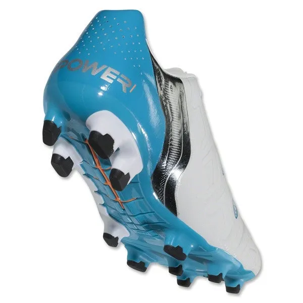 Puma evoPower 1.2 FG (White/Black/Hawaiian Ocean)