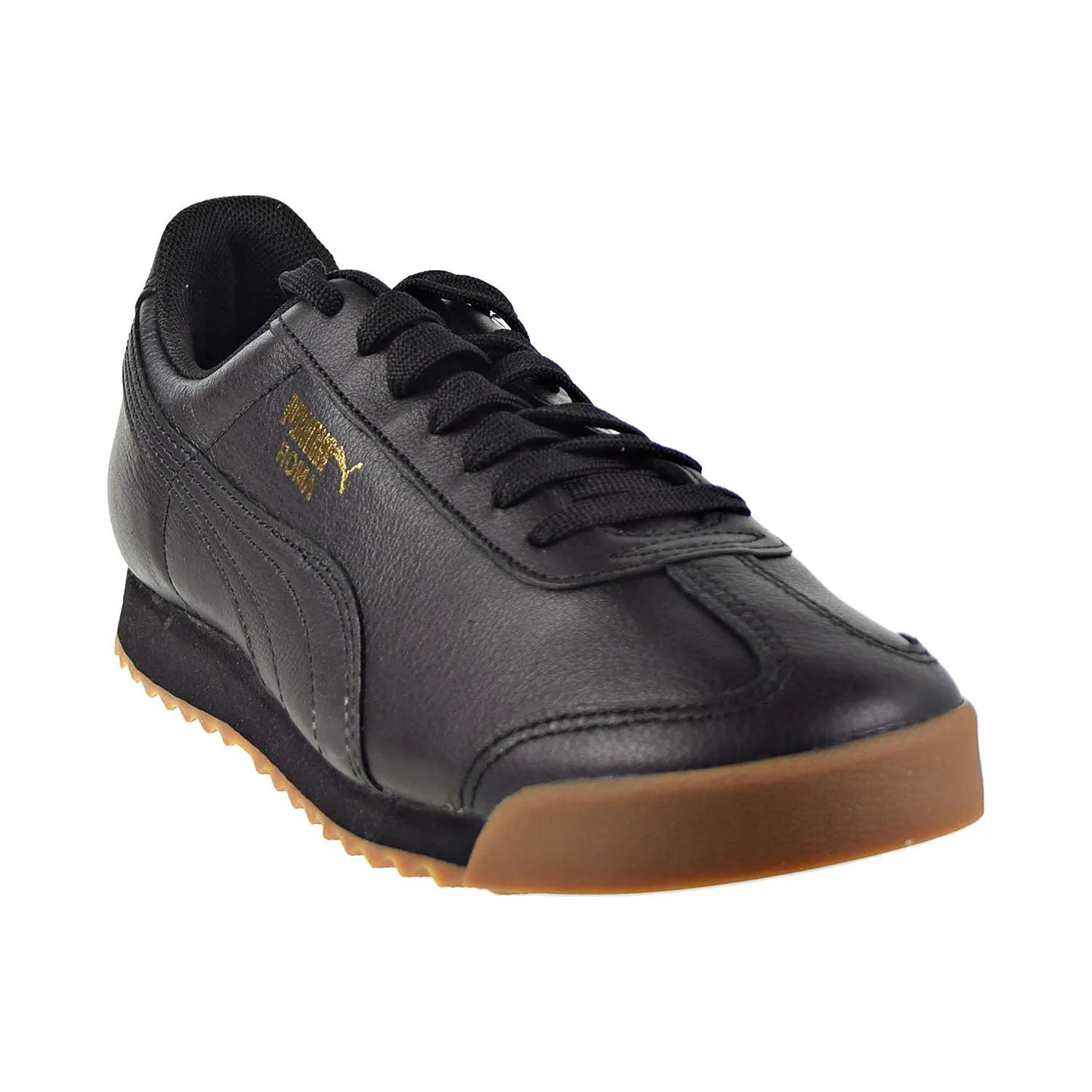 Puma Roma Classic Gum Men's Shoes Puma Black/Puma Team Gold