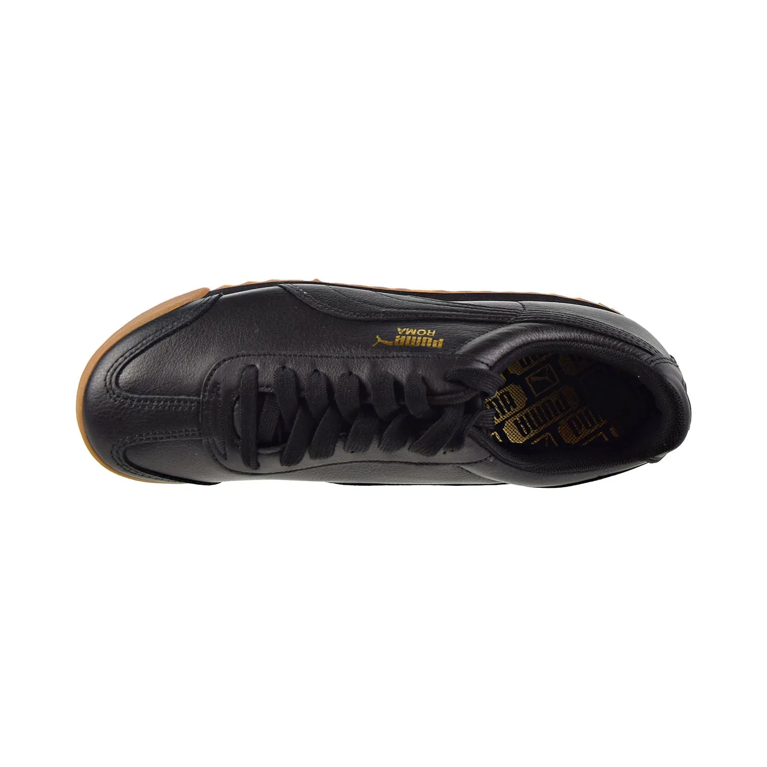 Puma Roma Classic Gum Men's Shoes Puma Black/Puma Team Gold