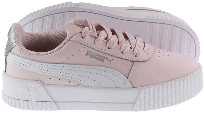 Puma Trainers Kids Carina L Rosewater White