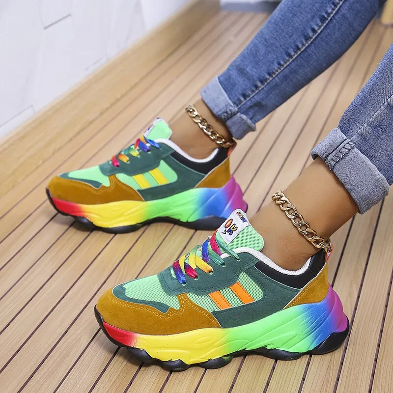 Rainbow Orthopedic Sneakers