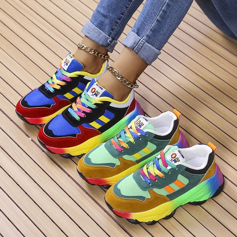 Rainbow Orthopedic Sneakers