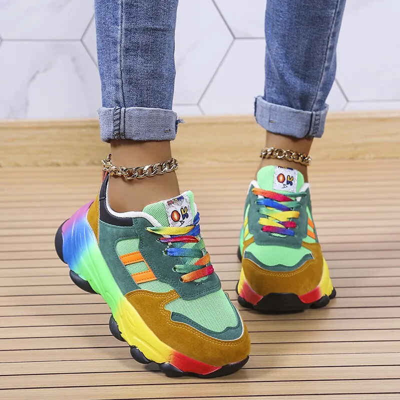 Rainbow Orthopedic Sneakers