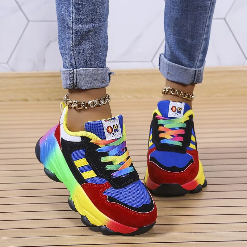 Rainbow Orthopedic Sneakers